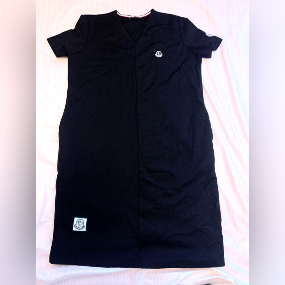 Moncler Black Midi Dress
